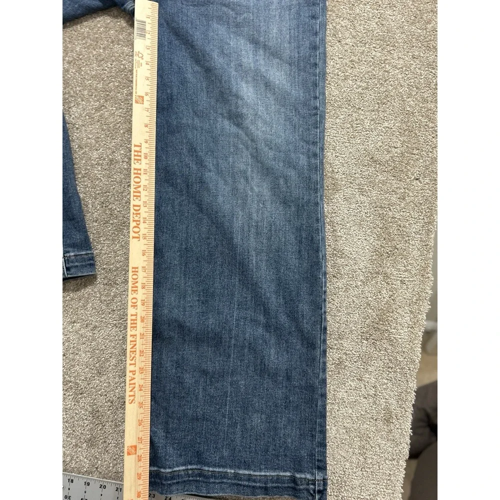 Risen Women's 2XL Button Fly Blue Denim Jeans